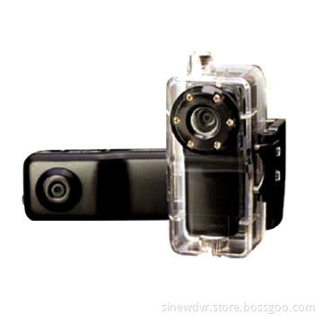 True 720P Waterproof Sports DVR, Perfect Combination of OV Sensor/Largan Lens